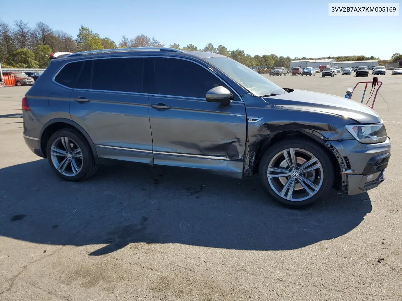 2019 Volkswagen Tiguan Se VIN: 3VV2B7AX7KM005169 Lot: 74609234