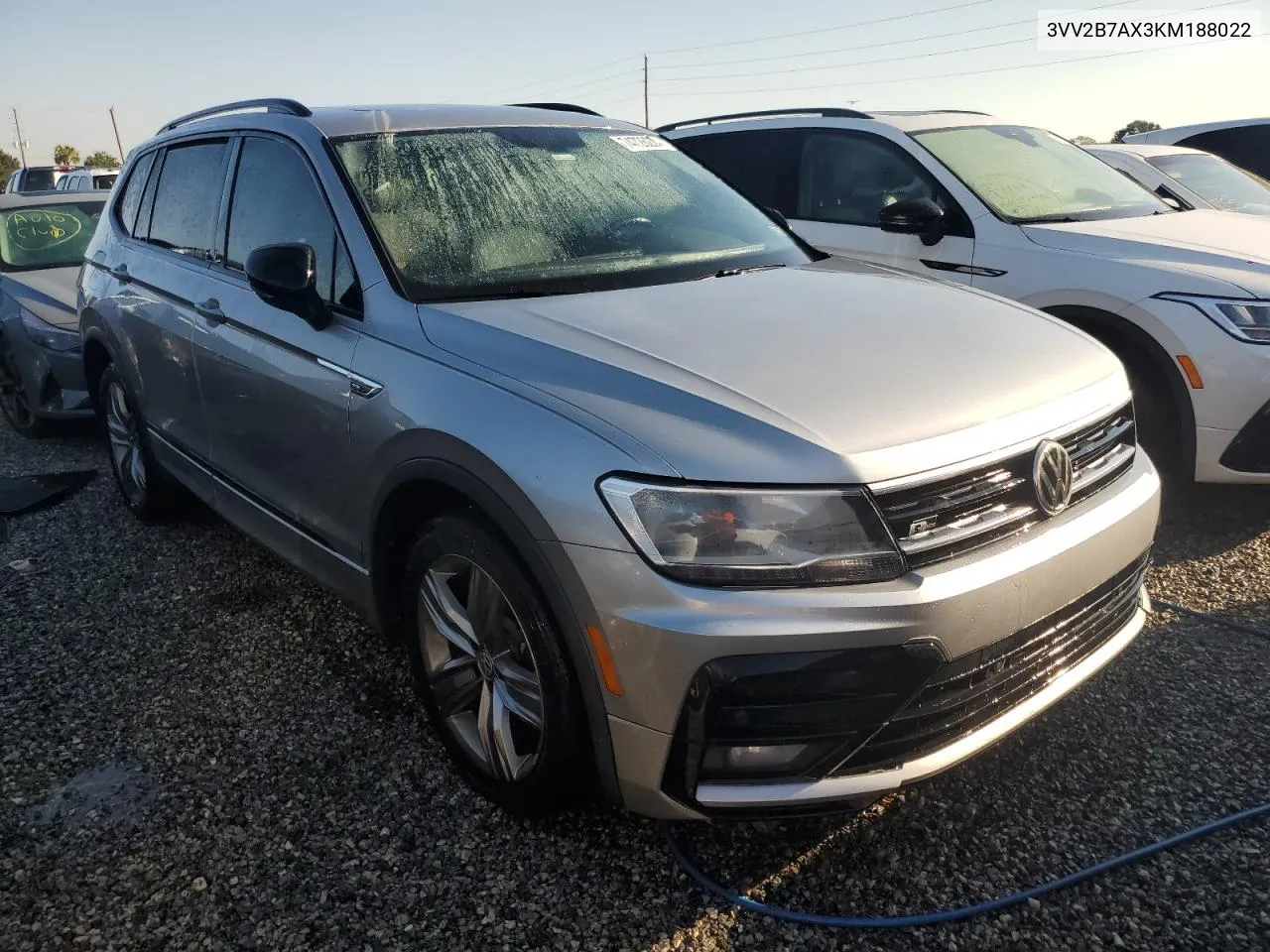 2019 Volkswagen Tiguan Se VIN: 3VV2B7AX3KM188022 Lot: 74726274