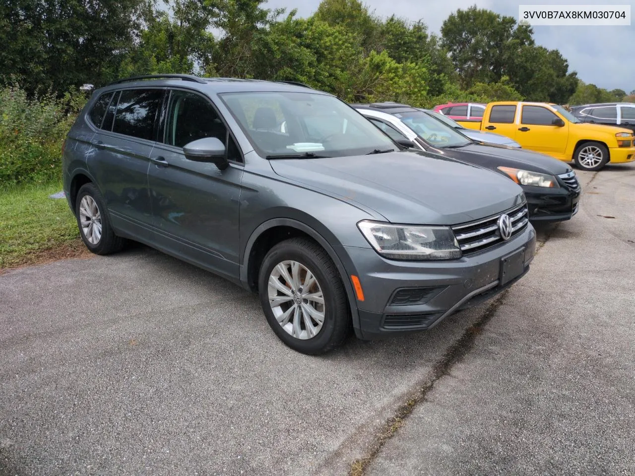 2019 Volkswagen Tiguan S VIN: 3VV0B7AX8KM030704 Lot: 75040494