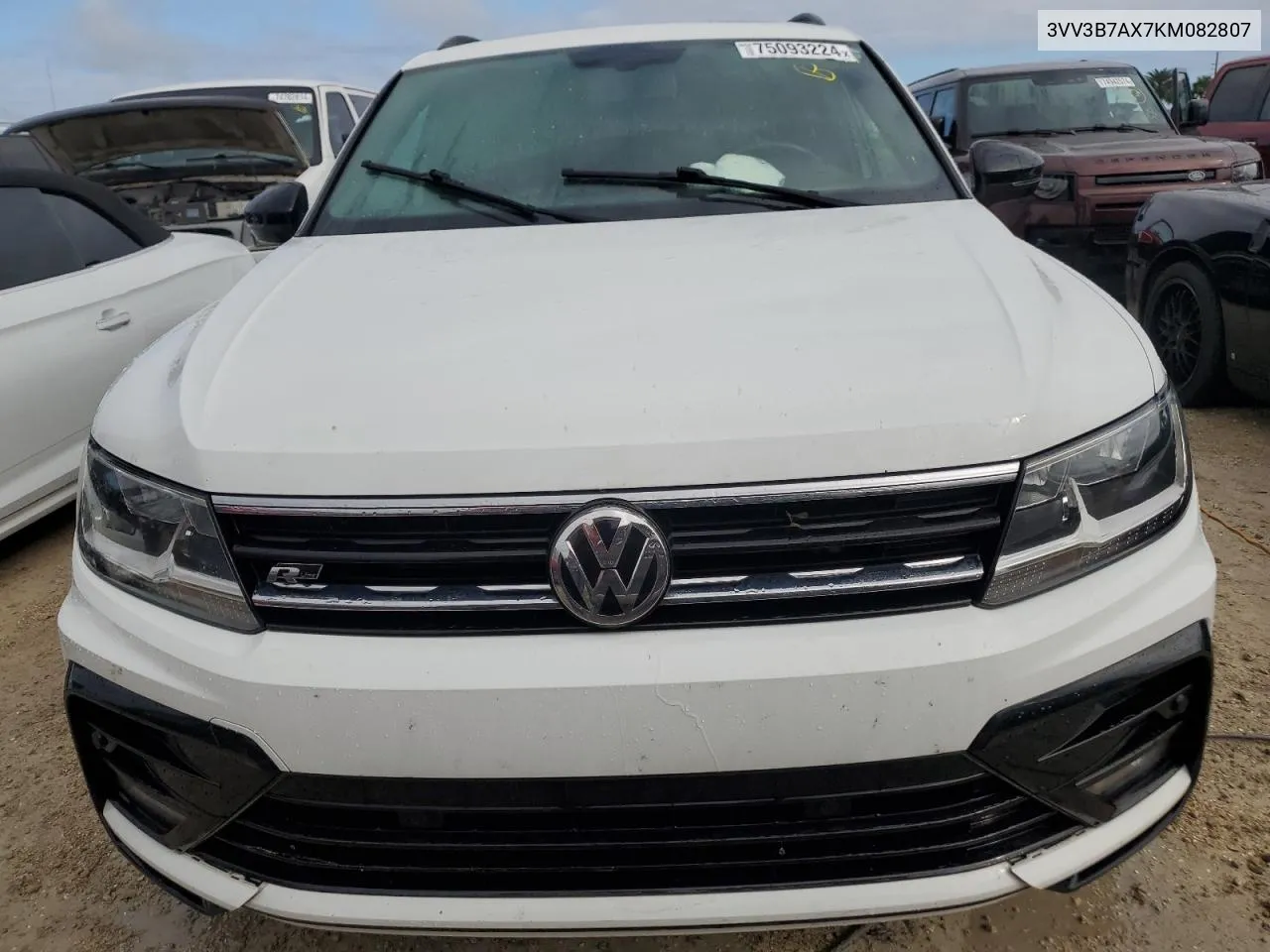 2019 Volkswagen Tiguan Se VIN: 3VV3B7AX7KM082807 Lot: 75093224