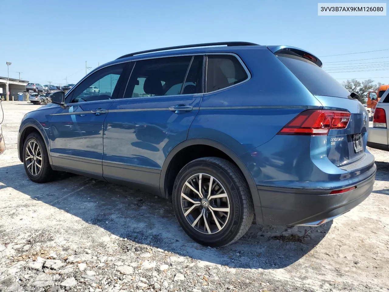 2019 Volkswagen Tiguan Se VIN: 3VV3B7AX9KM126080 Lot: 75093624