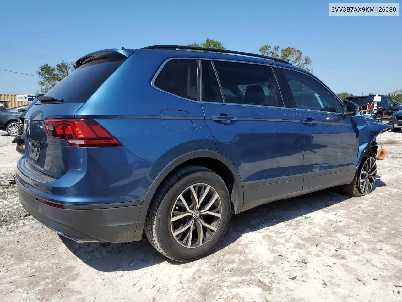 2019 Volkswagen Tiguan Se VIN: 3VV3B7AX9KM126080 Lot: 75093624