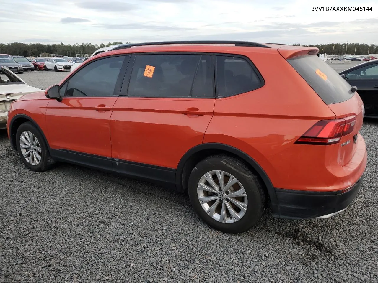 2019 Volkswagen Tiguan S VIN: 3VV1B7AXXKM045144 Lot: 75123564