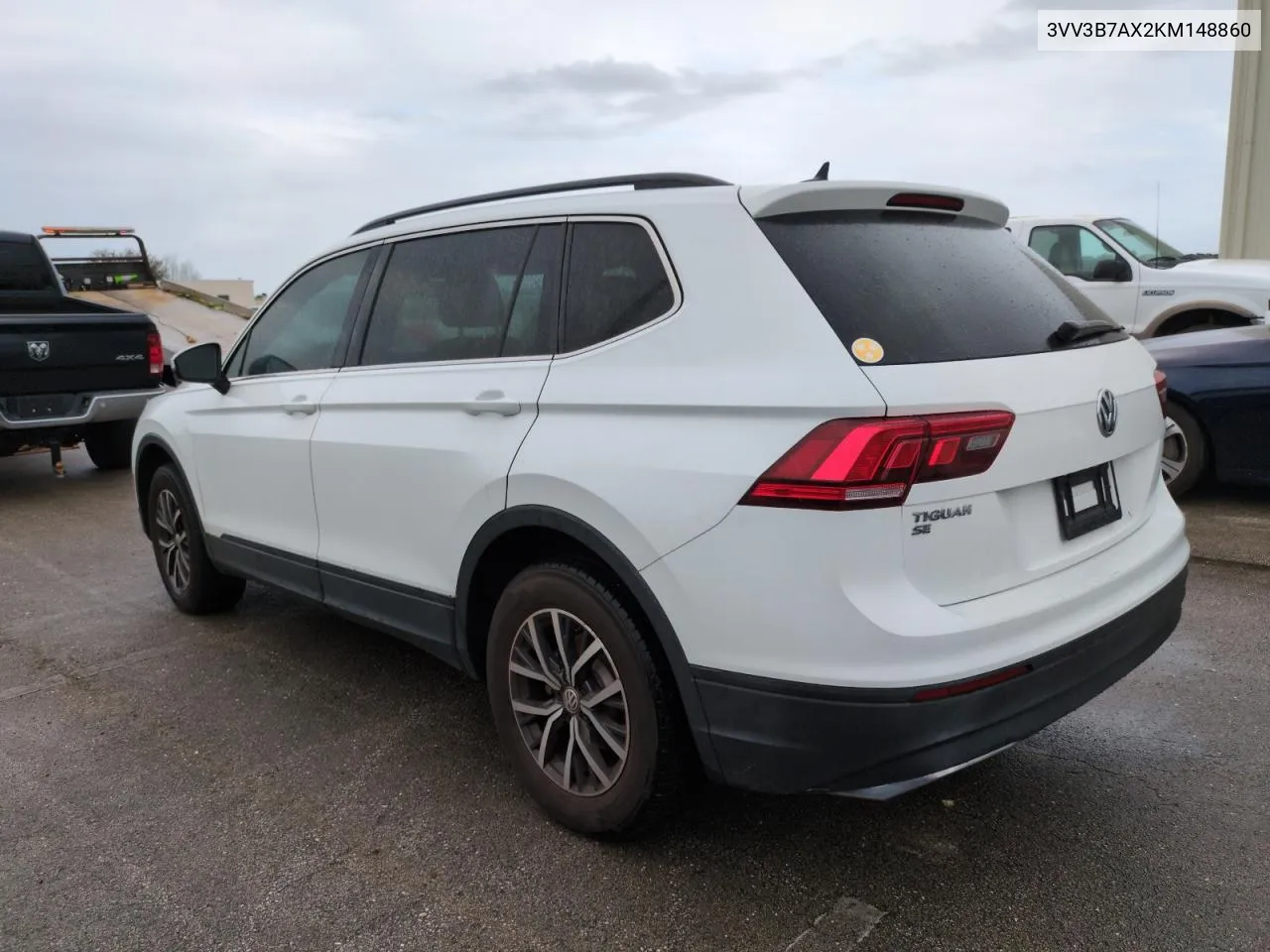 2019 Volkswagen Tiguan Se VIN: 3VV3B7AX2KM148860 Lot: 75177224