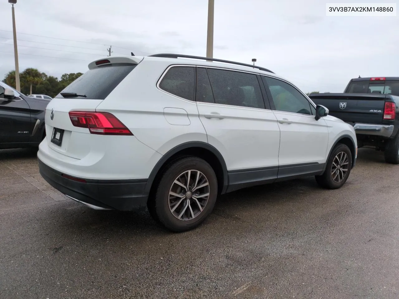 2019 Volkswagen Tiguan Se VIN: 3VV3B7AX2KM148860 Lot: 75177224