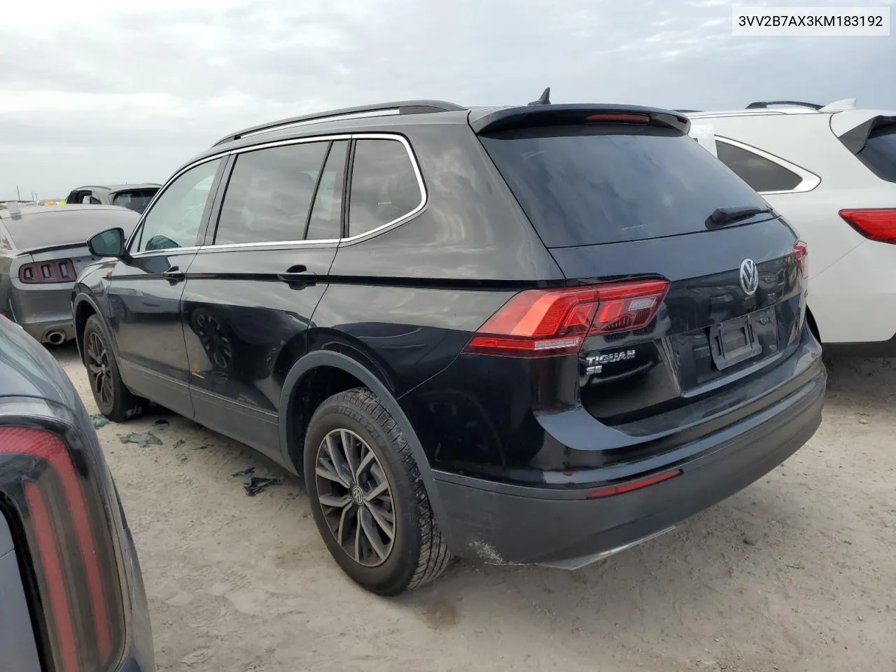 2019 Volkswagen Tiguan Se VIN: 3VV2B7AX3KM183192 Lot: 75227864