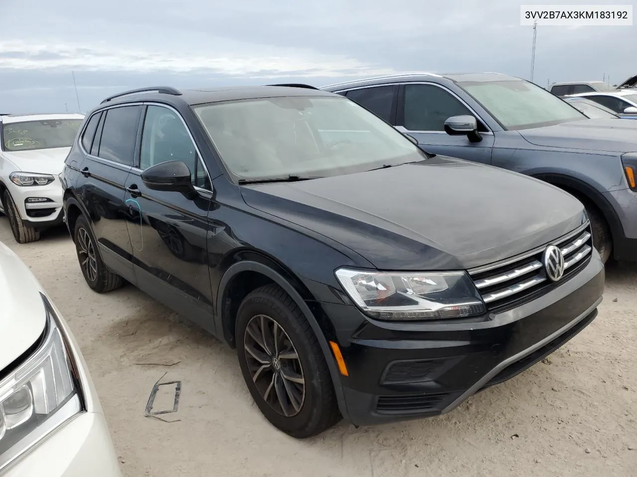 2019 Volkswagen Tiguan Se VIN: 3VV2B7AX3KM183192 Lot: 75227864