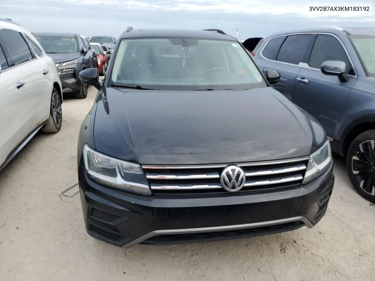 2019 Volkswagen Tiguan Se VIN: 3VV2B7AX3KM183192 Lot: 75227864