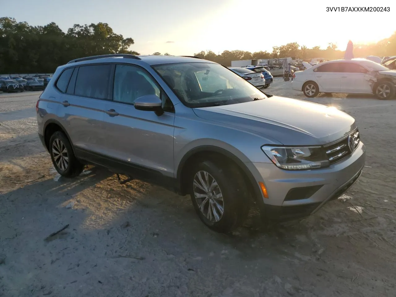 2019 Volkswagen Tiguan S VIN: 3VV1B7AXXKM200243 Lot: 75451714