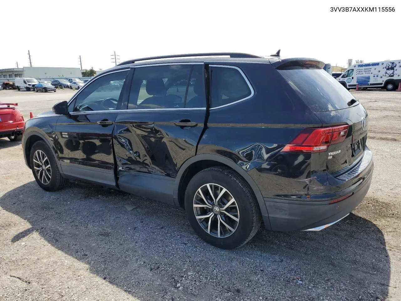 2019 Volkswagen Tiguan Se VIN: 3VV3B7AXXKM115556 Lot: 75531494