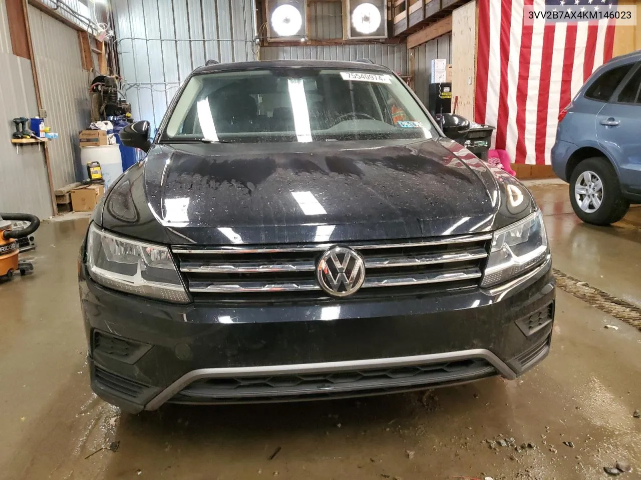 2019 Volkswagen Tiguan Se VIN: 3VV2B7AX4KM146023 Lot: 75540974