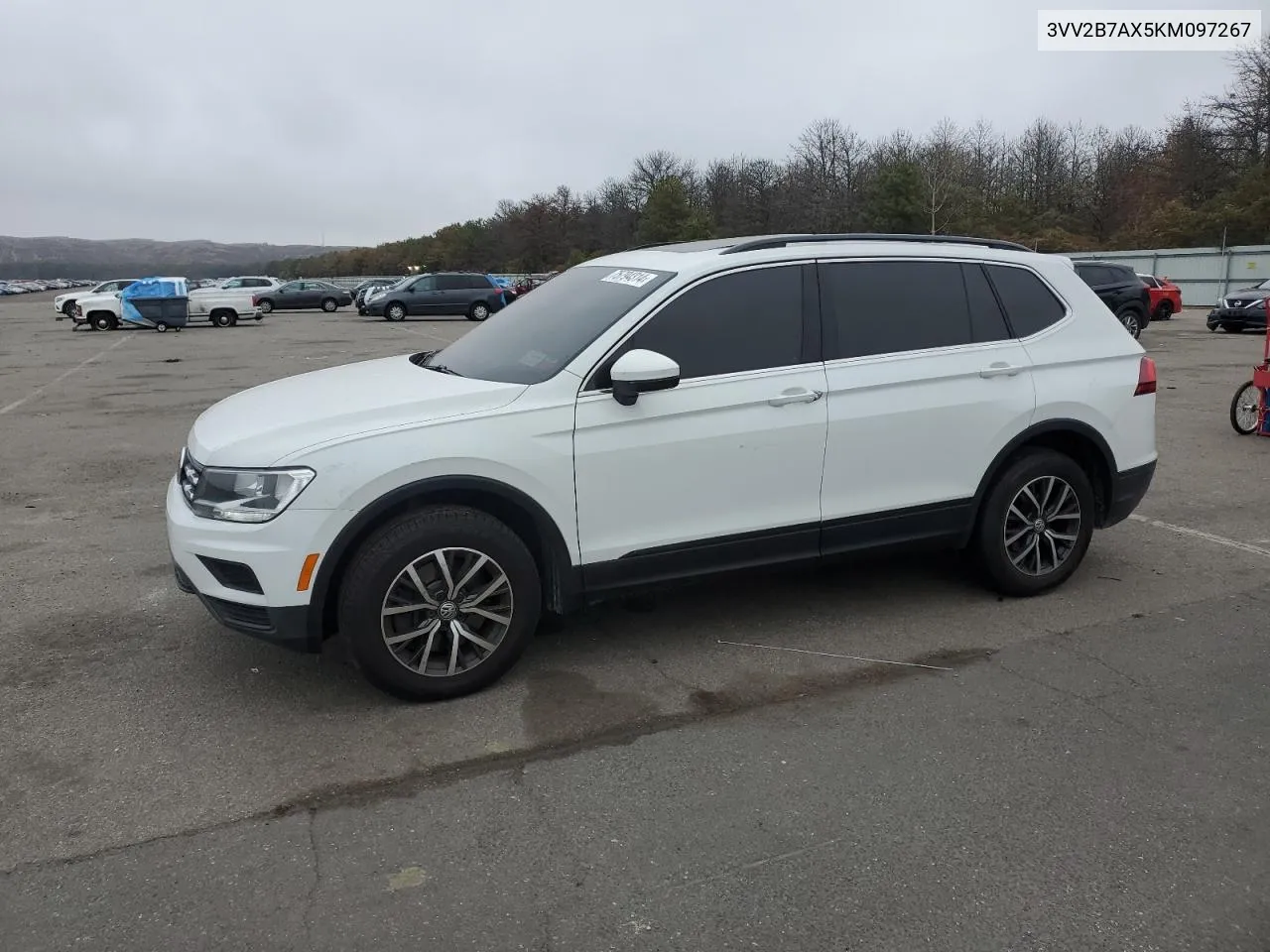 2019 Volkswagen Tiguan Se VIN: 3VV2B7AX5KM097267 Lot: 75794314