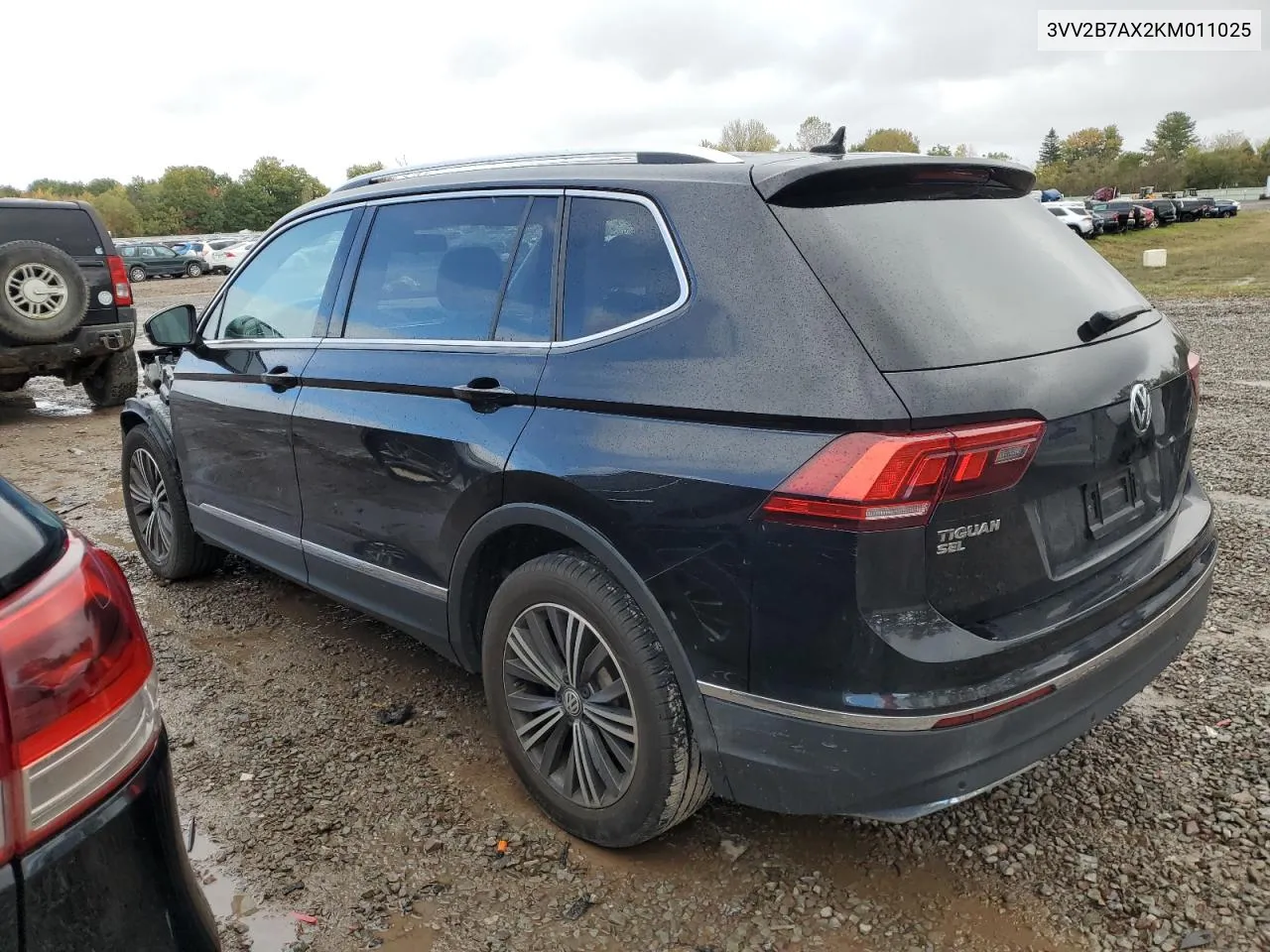 2019 Volkswagen Tiguan Se VIN: 3VV2B7AX2KM011025 Lot: 75816554