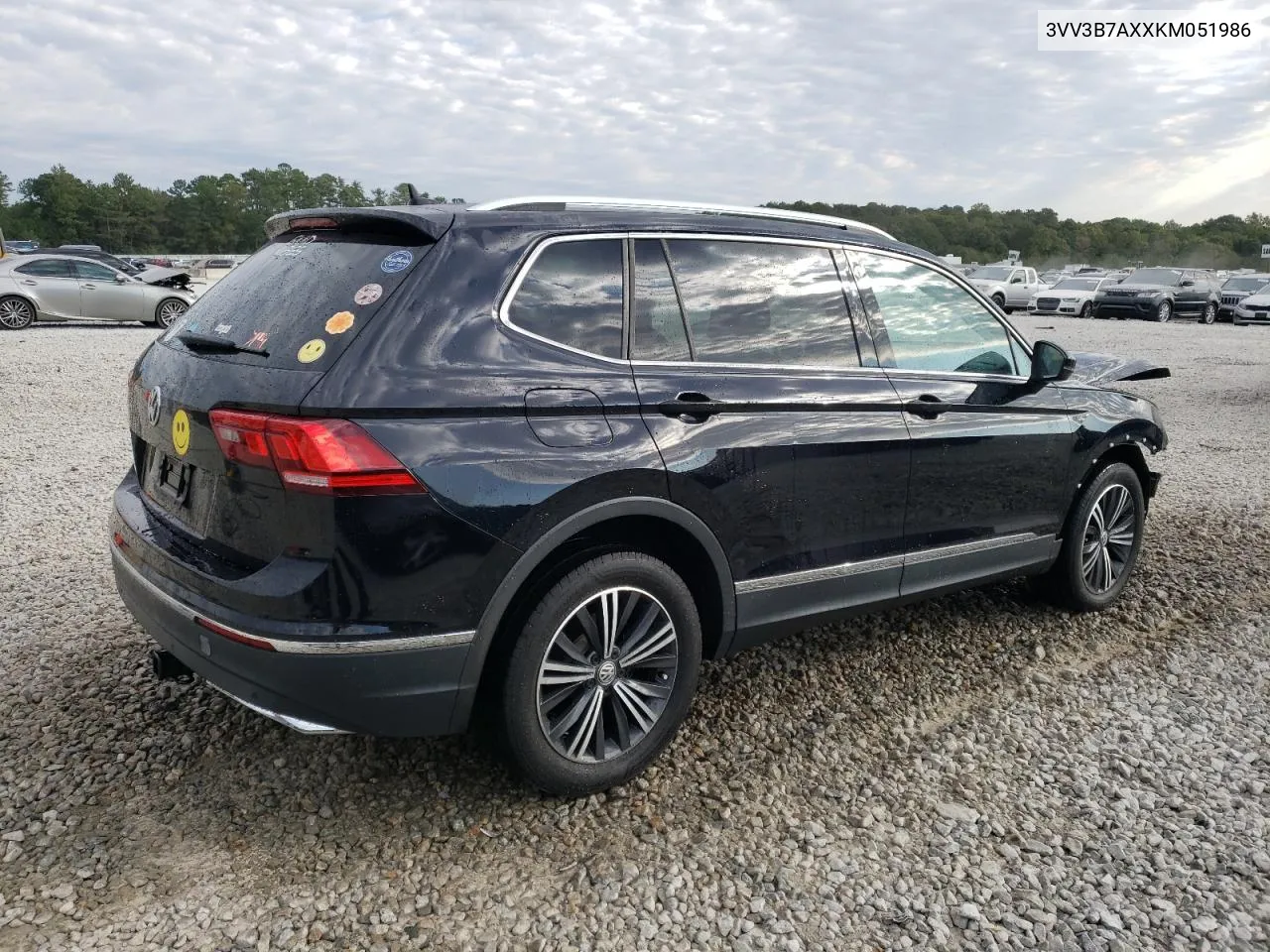 2019 Volkswagen Tiguan Se VIN: 3VV3B7AXXKM051986 Lot: 75998134