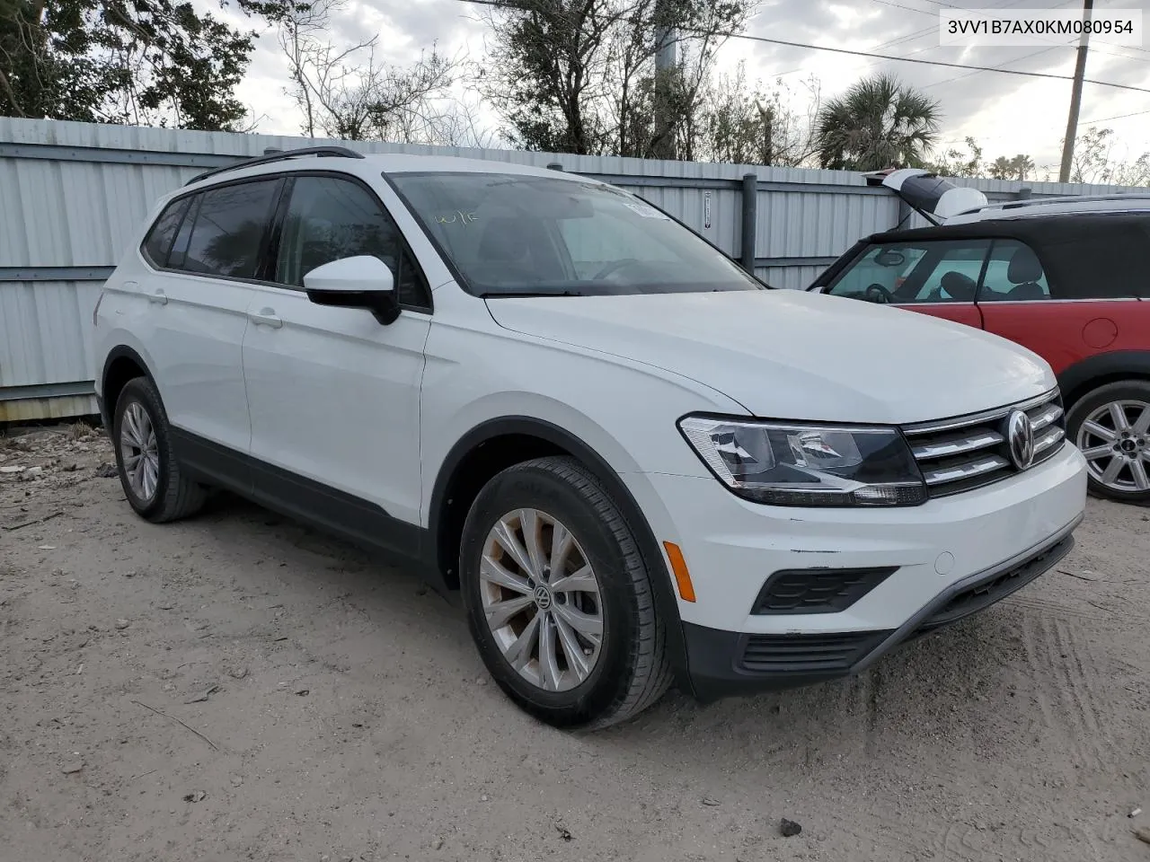 2019 Volkswagen Tiguan S VIN: 3VV1B7AX0KM080954 Lot: 76081154