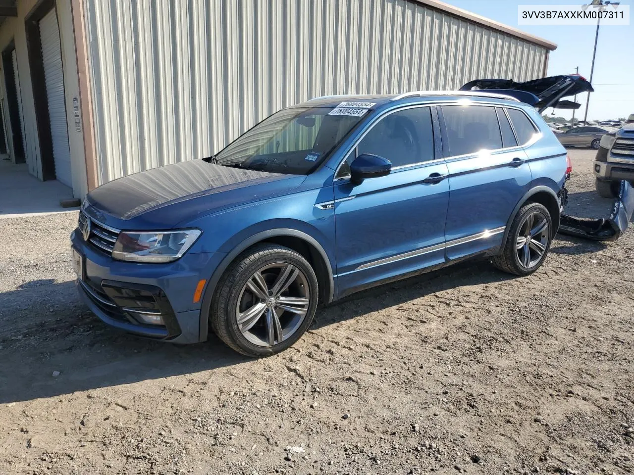 2019 Volkswagen Tiguan Se VIN: 3VV3B7AXXKM007311 Lot: 76084554