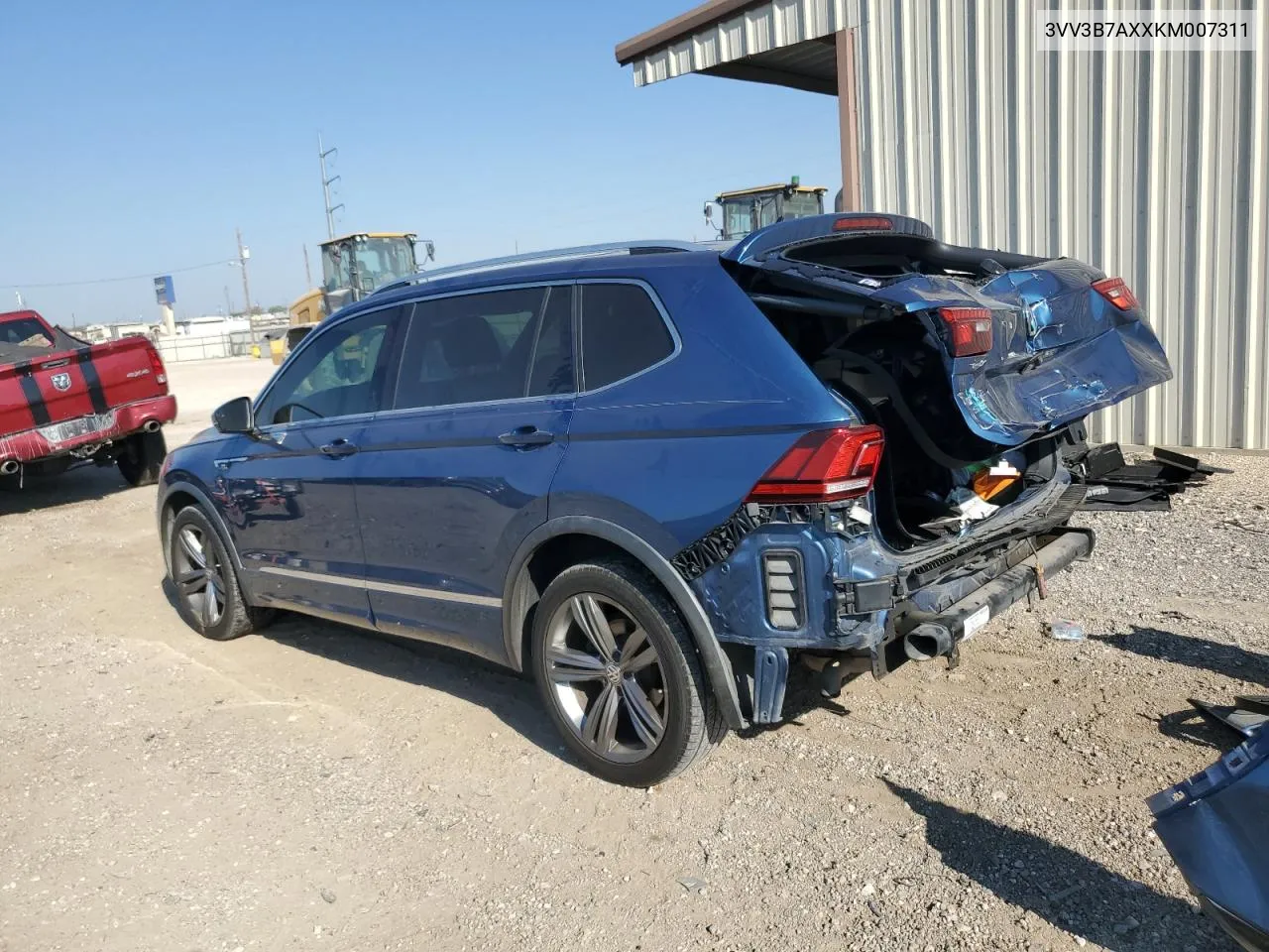 2019 Volkswagen Tiguan Se VIN: 3VV3B7AXXKM007311 Lot: 76084554