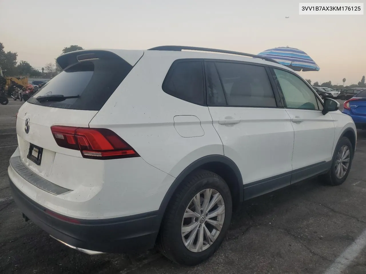 2019 Volkswagen Tiguan S VIN: 3VV1B7AX3KM176125 Lot: 76182584