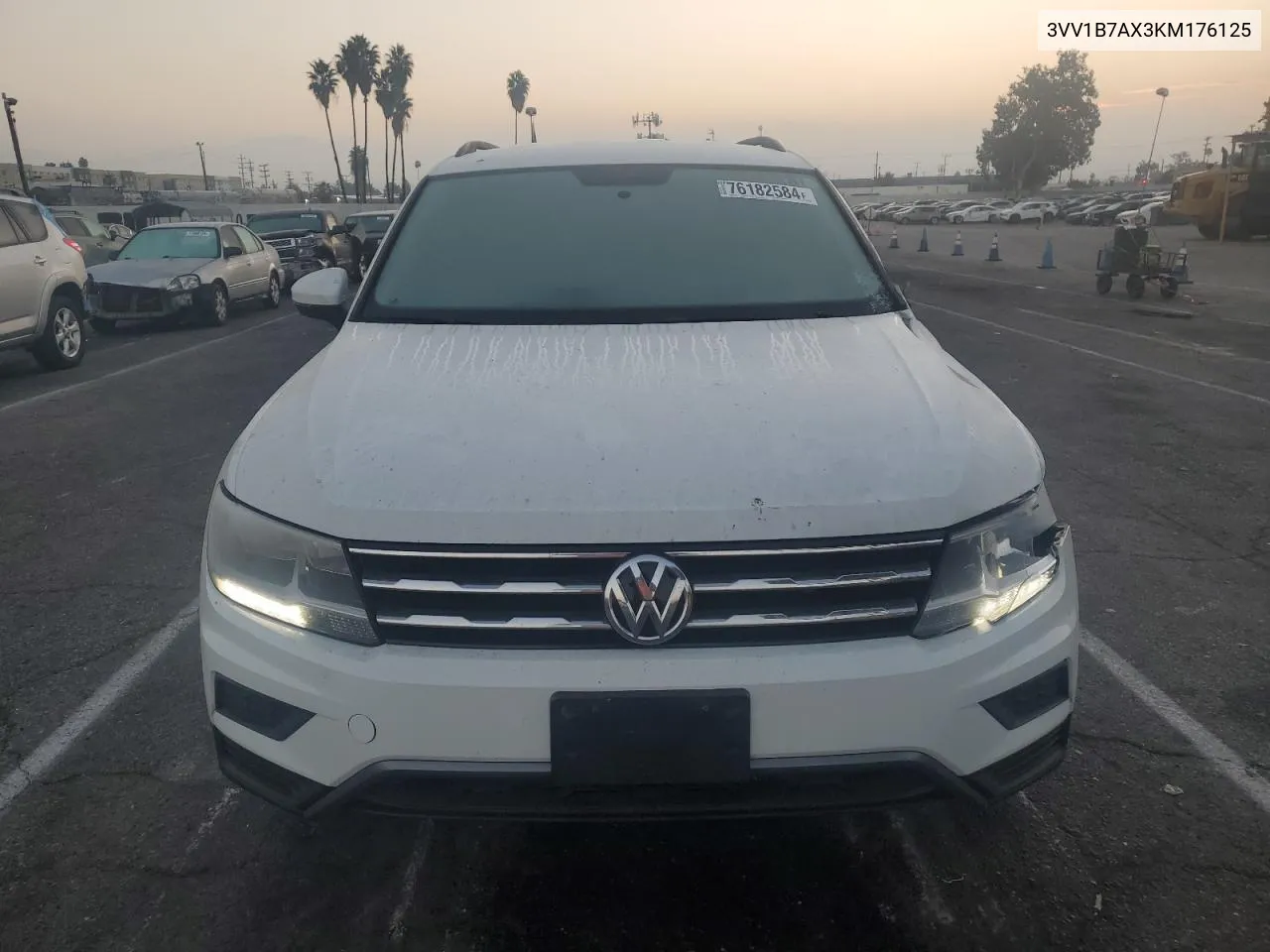 2019 Volkswagen Tiguan S VIN: 3VV1B7AX3KM176125 Lot: 76182584