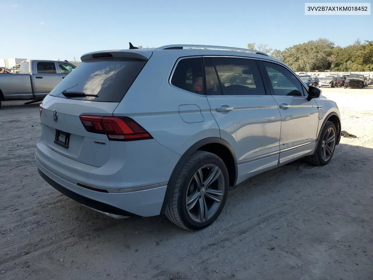 2019 Volkswagen Tiguan Se VIN: 3VV2B7AX1KM018452 Lot: 76200404