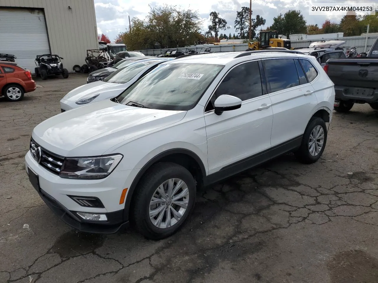 2019 Volkswagen Tiguan Se VIN: 3VV2B7AX4KM044253 Lot: 76208744