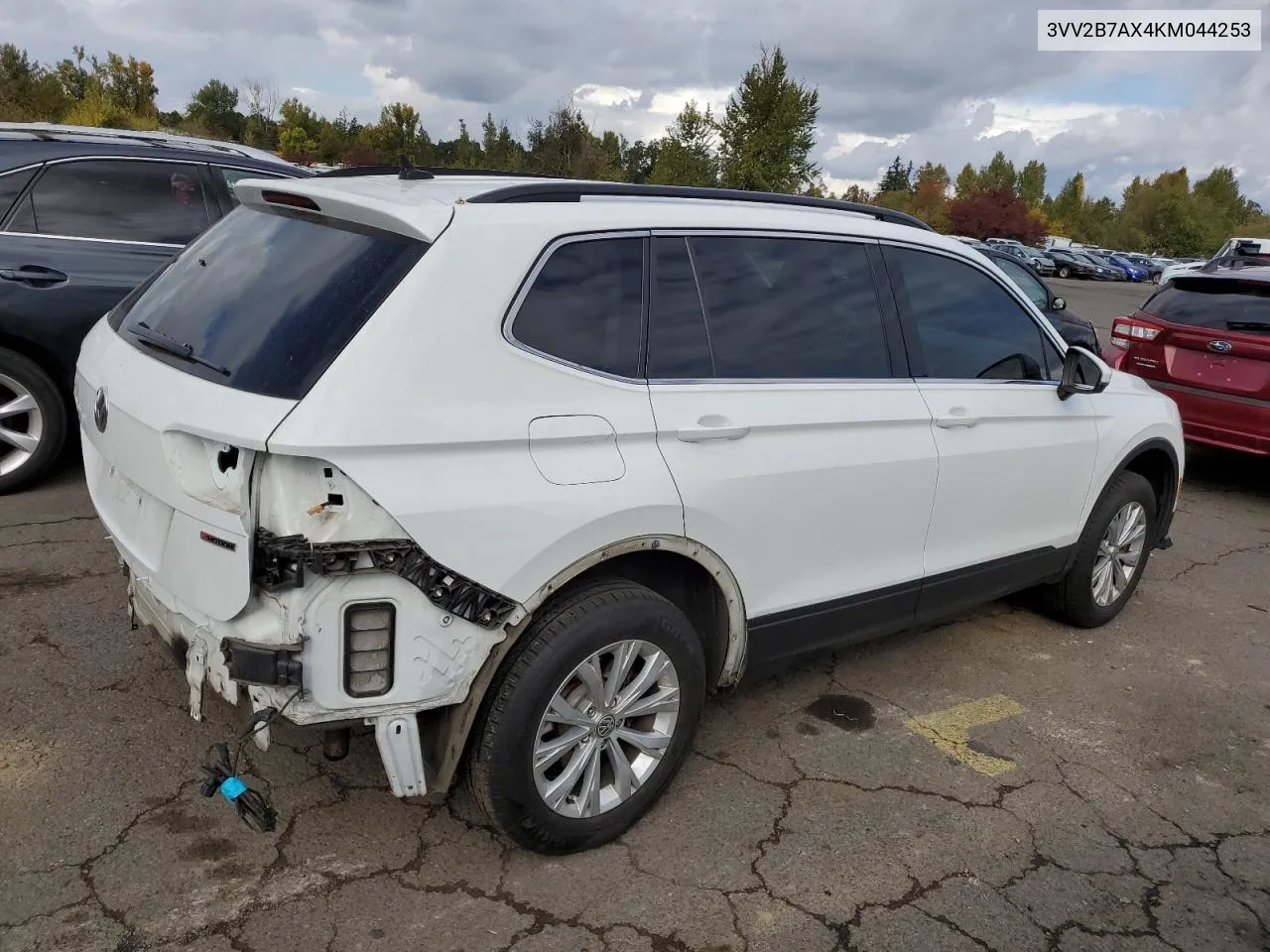 2019 Volkswagen Tiguan Se VIN: 3VV2B7AX4KM044253 Lot: 76208744