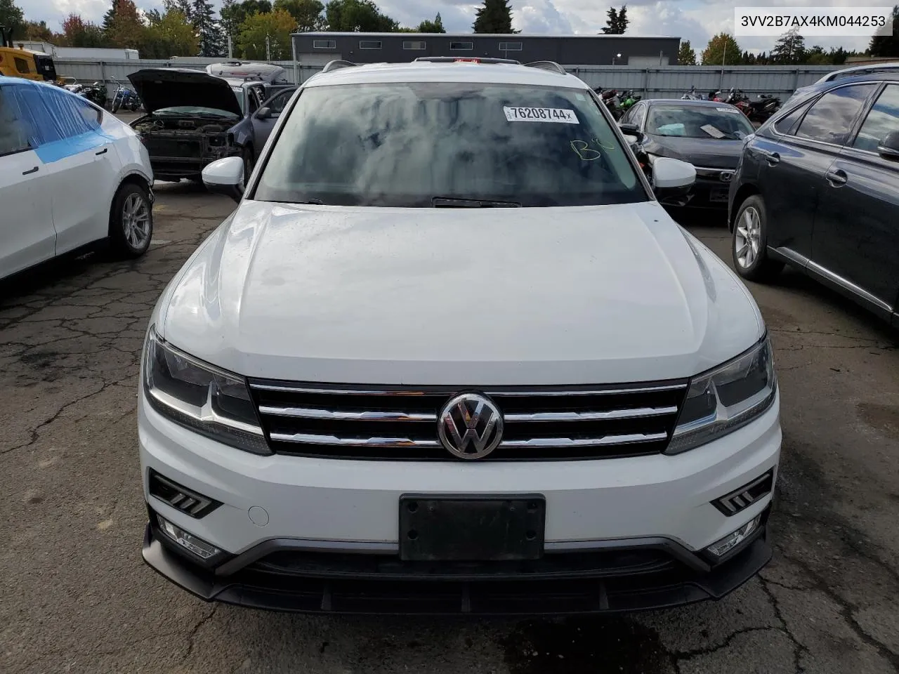 2019 Volkswagen Tiguan Se VIN: 3VV2B7AX4KM044253 Lot: 76208744