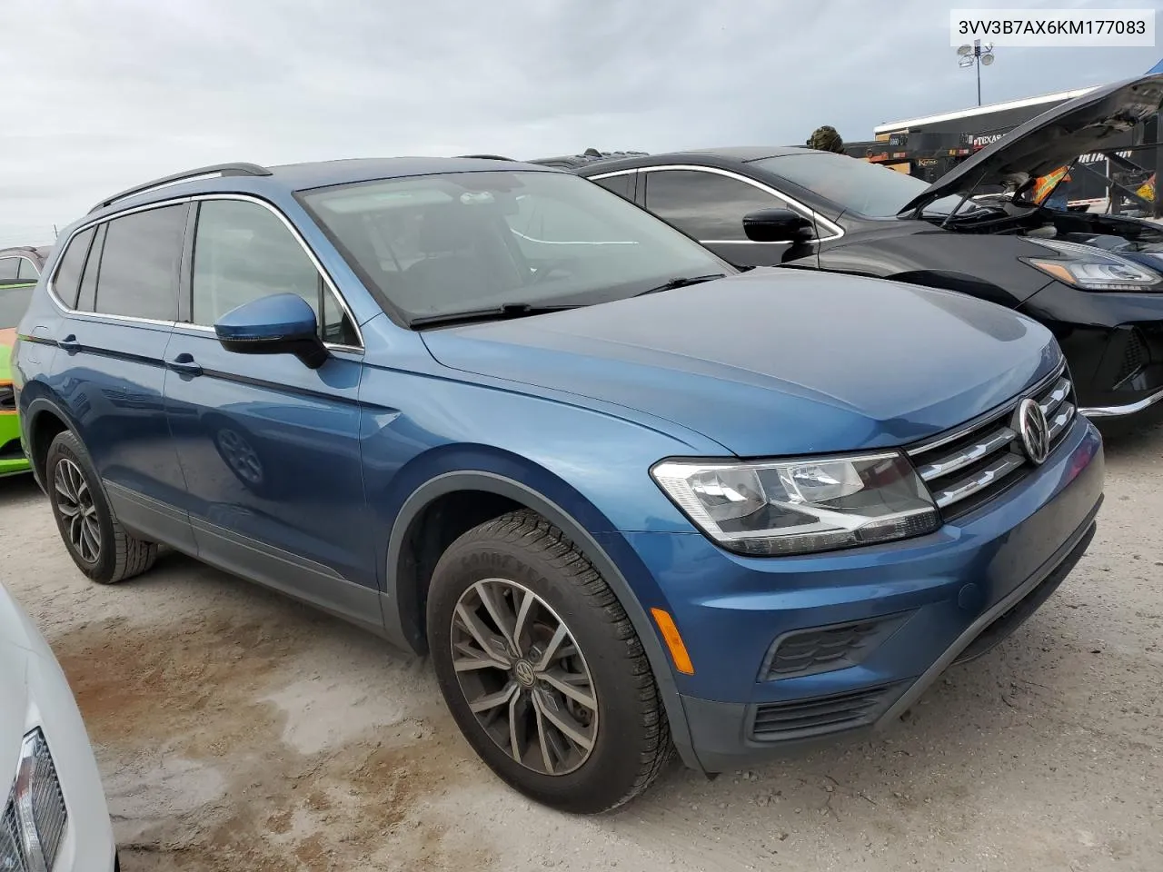 2019 Volkswagen Tiguan Se VIN: 3VV3B7AX6KM177083 Lot: 76351244