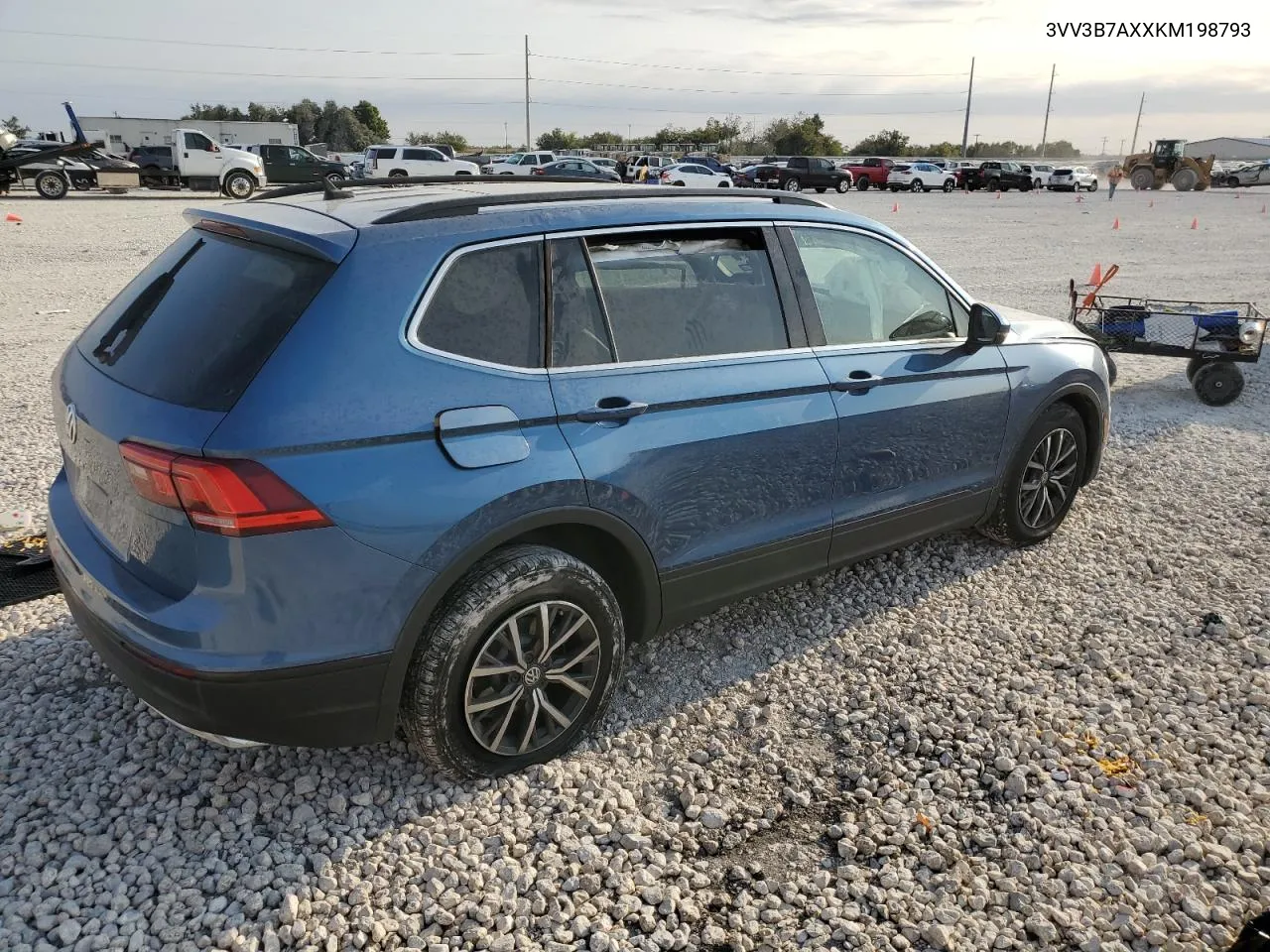 2019 Volkswagen Tiguan Se VIN: 3VV3B7AXXKM198793 Lot: 76351564