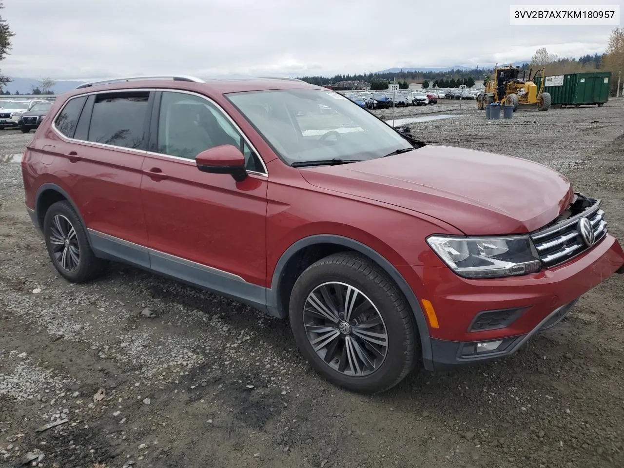 2019 Volkswagen Tiguan Se VIN: 3VV2B7AX7KM180957 Lot: 76812794