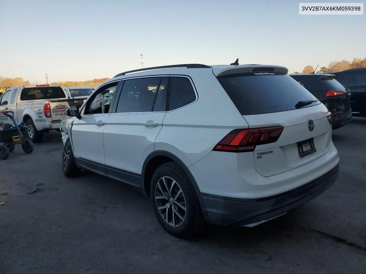 2019 Volkswagen Tiguan Se VIN: 3VV2B7AX6KM059398 Lot: 76888614