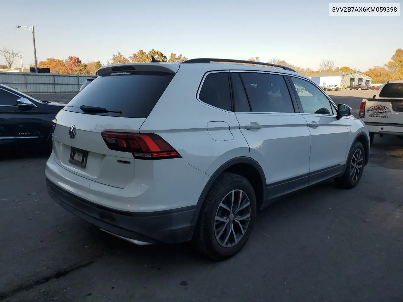 2019 Volkswagen Tiguan Se VIN: 3VV2B7AX6KM059398 Lot: 76888614