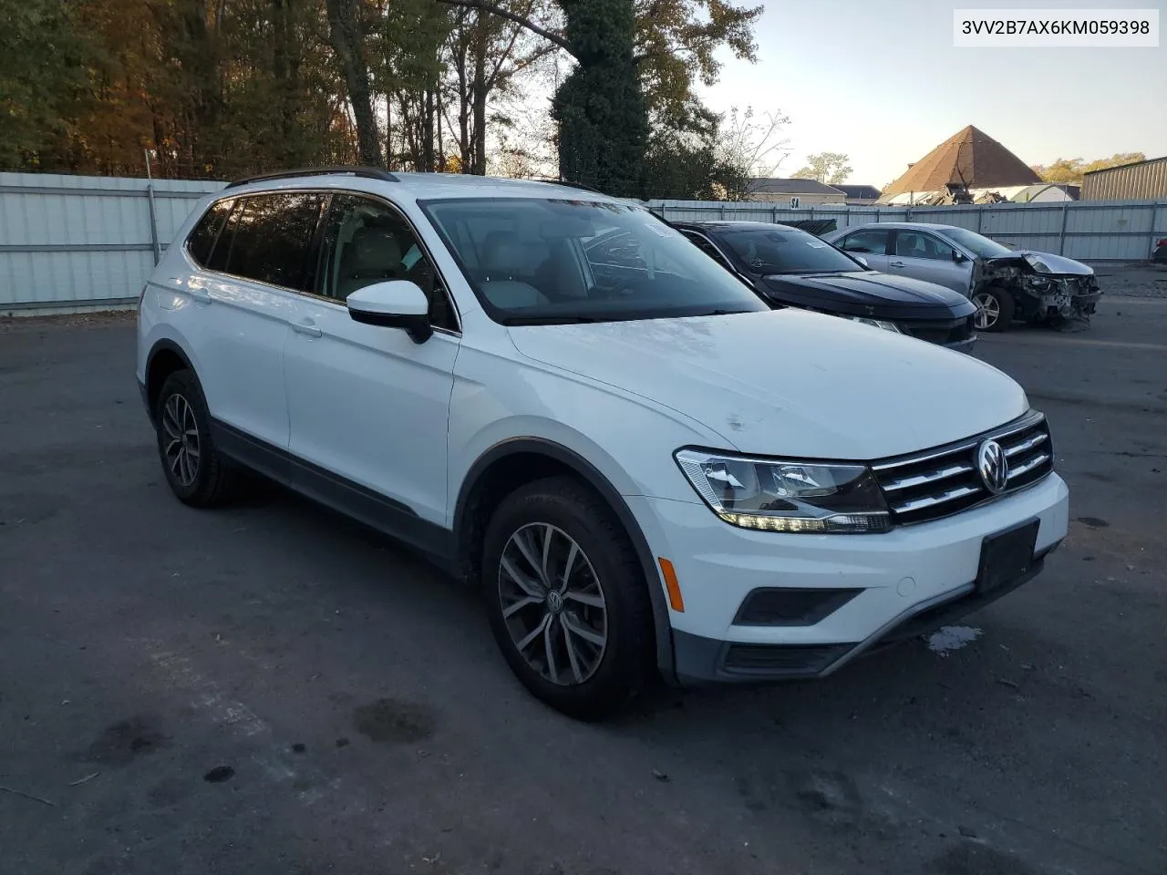 2019 Volkswagen Tiguan Se VIN: 3VV2B7AX6KM059398 Lot: 76888614