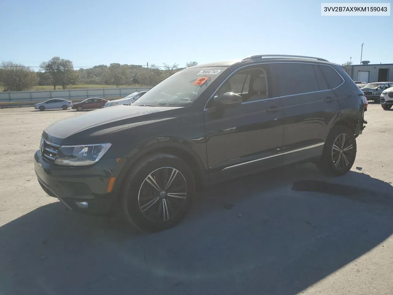 2019 Volkswagen Tiguan Se VIN: 3VV2B7AX9KM159043 Lot: 76904714