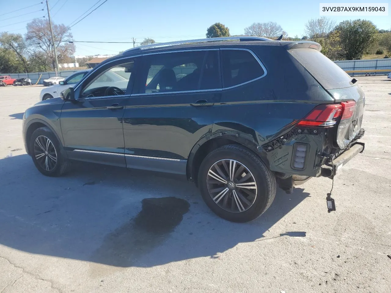 2019 Volkswagen Tiguan Se VIN: 3VV2B7AX9KM159043 Lot: 76904714