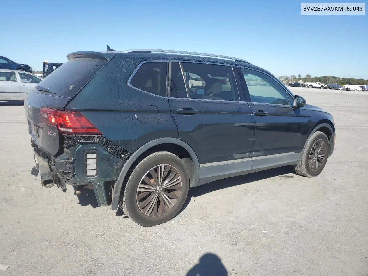 2019 Volkswagen Tiguan Se VIN: 3VV2B7AX9KM159043 Lot: 76904714