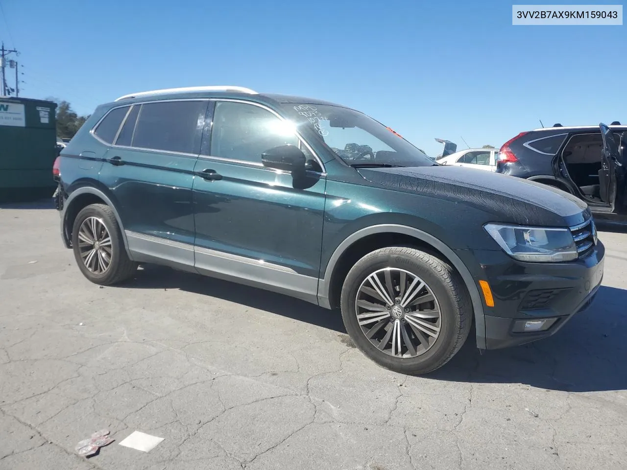 2019 Volkswagen Tiguan Se VIN: 3VV2B7AX9KM159043 Lot: 76904714