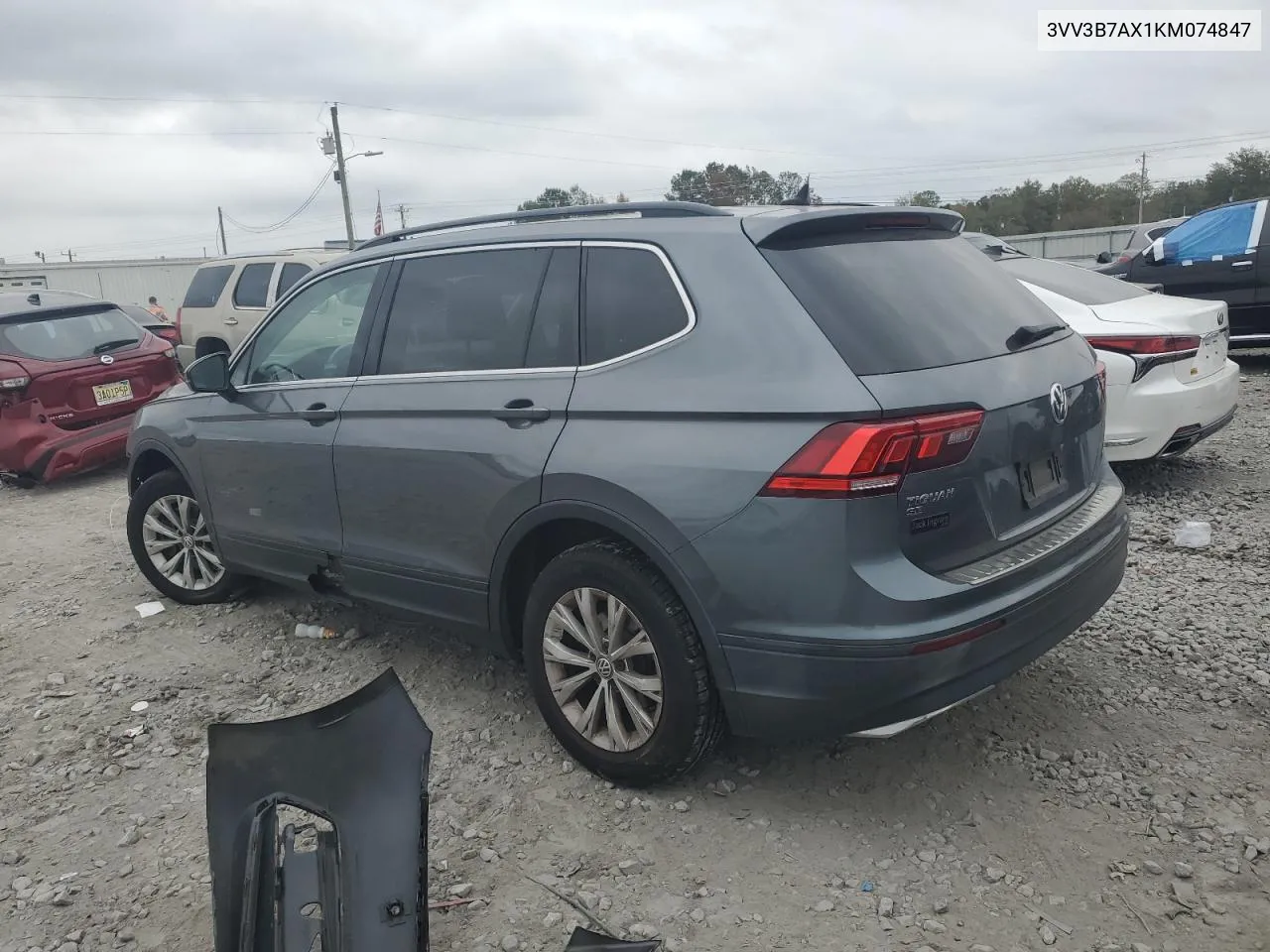 2019 Volkswagen Tiguan Se VIN: 3VV3B7AX1KM074847 Lot: 77218914