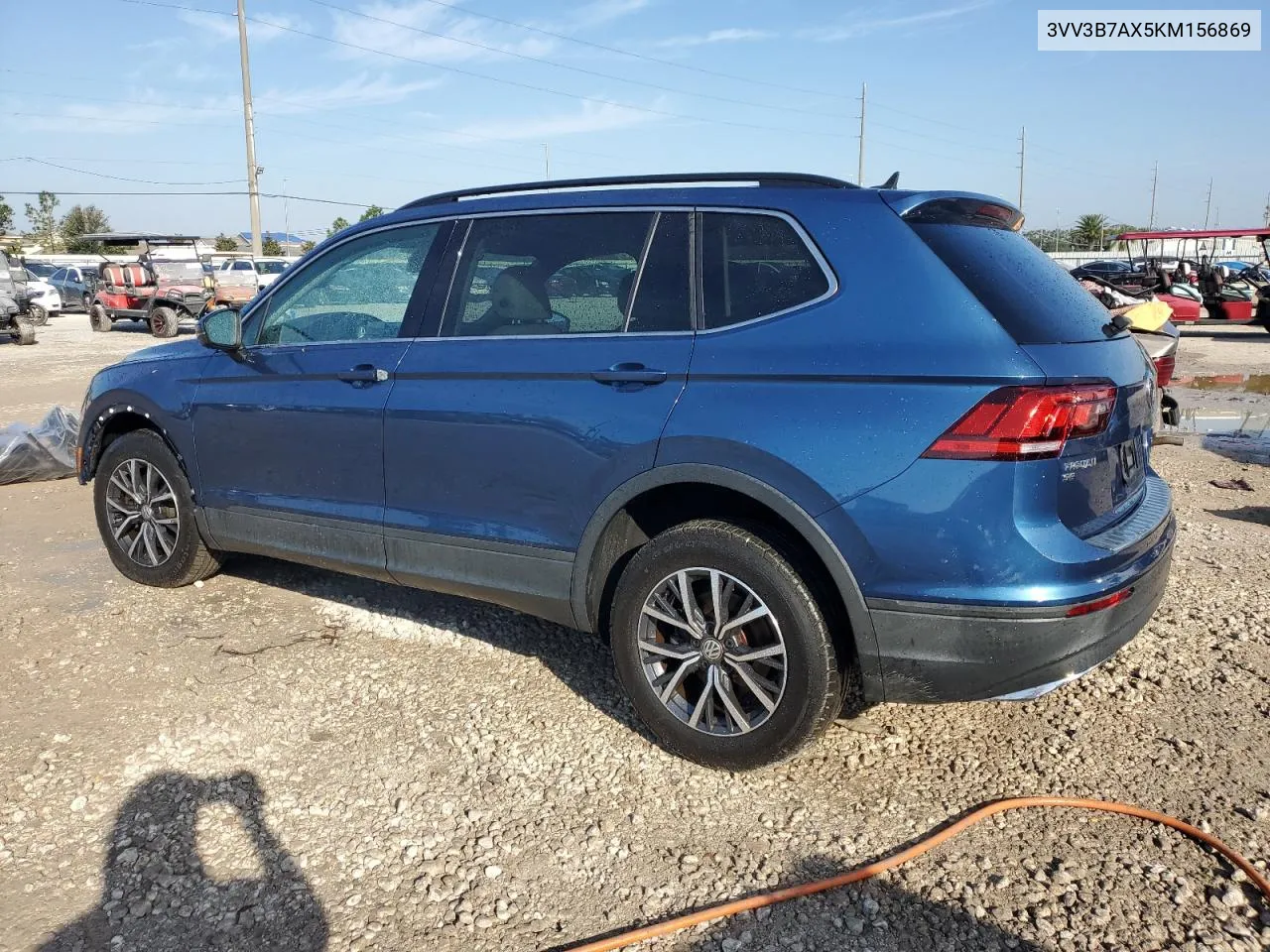 2019 Volkswagen Tiguan Se VIN: 3VV3B7AX5KM156869 Lot: 77641294