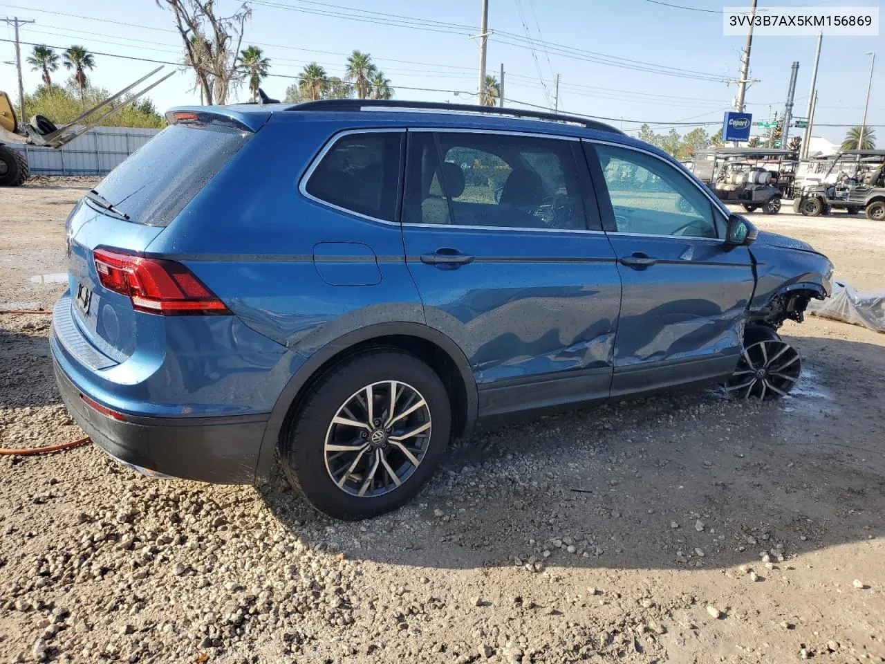 2019 Volkswagen Tiguan Se VIN: 3VV3B7AX5KM156869 Lot: 77641294