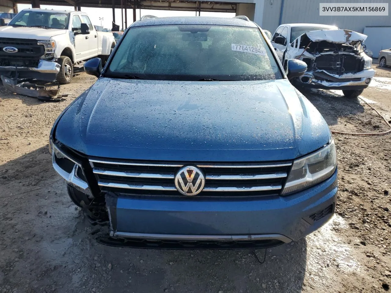 2019 Volkswagen Tiguan Se VIN: 3VV3B7AX5KM156869 Lot: 77641294