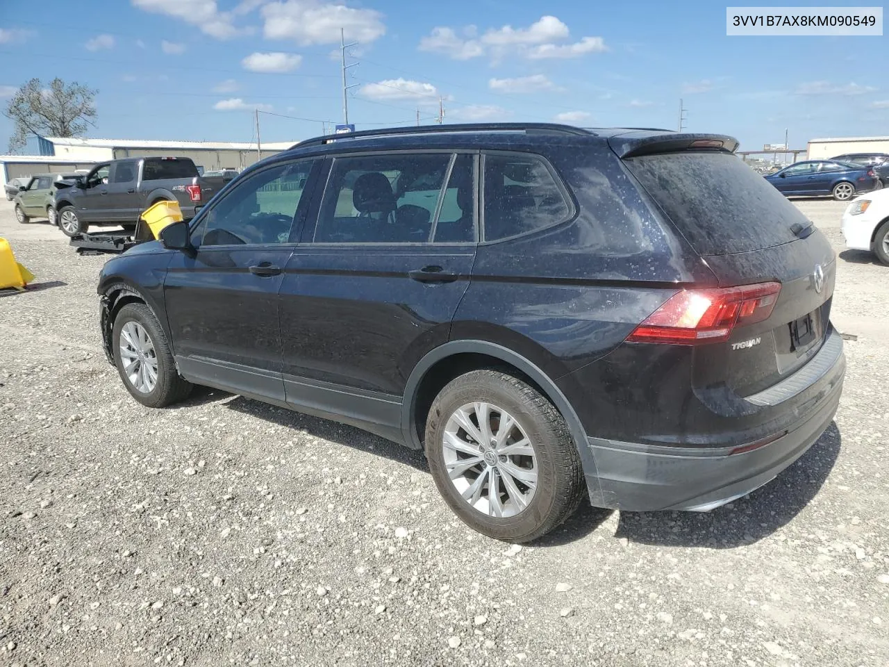 2019 Volkswagen Tiguan S VIN: 3VV1B7AX8KM090549 Lot: 77726914