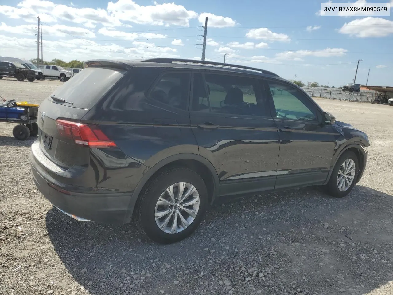 2019 Volkswagen Tiguan S VIN: 3VV1B7AX8KM090549 Lot: 77726914