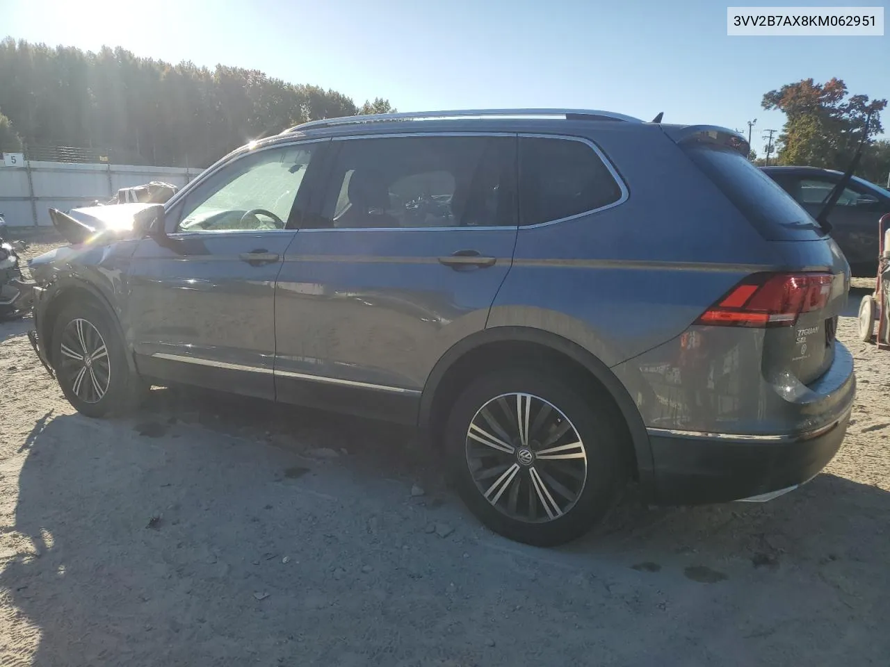 2019 Volkswagen Tiguan Se VIN: 3VV2B7AX8KM062951 Lot: 77975014