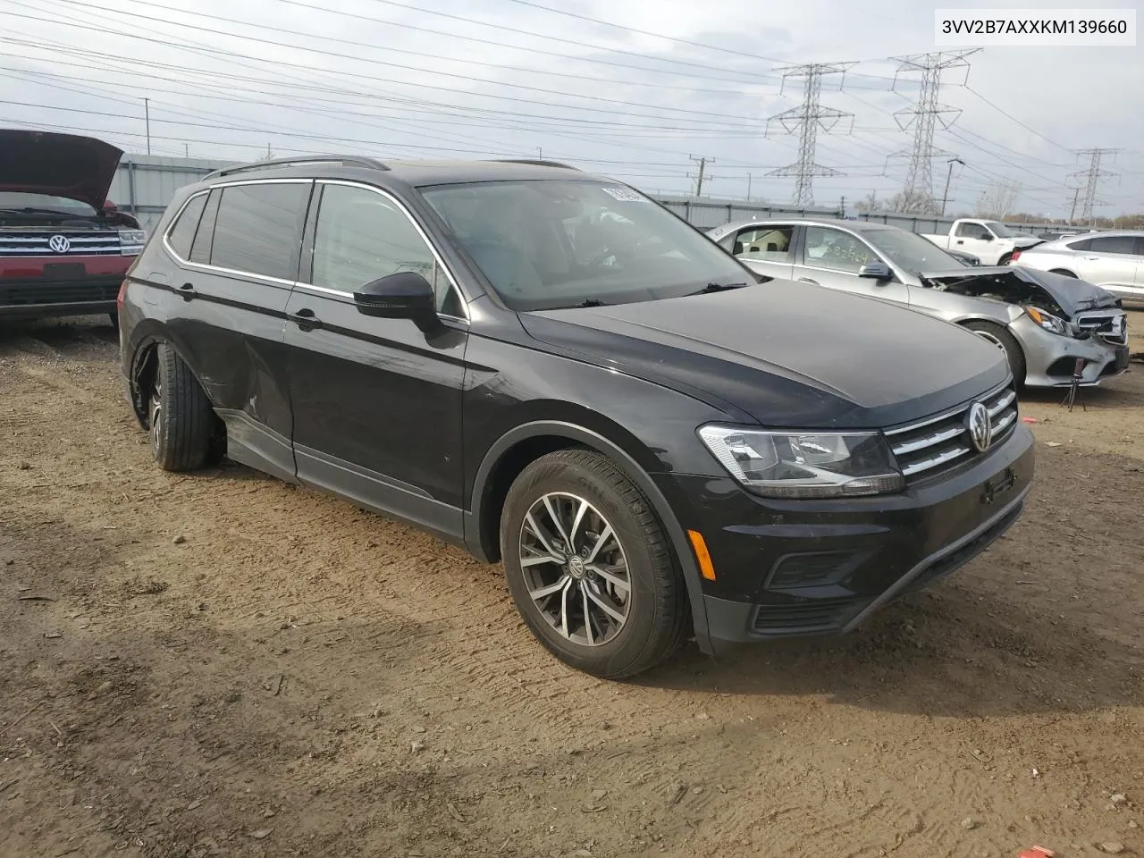 2019 Volkswagen Tiguan Se VIN: 3VV2B7AXXKM139660 Lot: 78154034