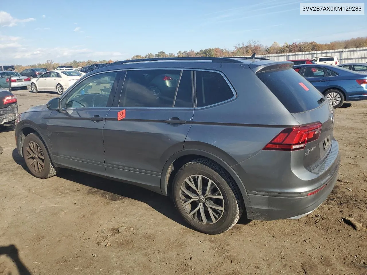 2019 Volkswagen Tiguan Se VIN: 3VV2B7AX0KM129283 Lot: 78204364