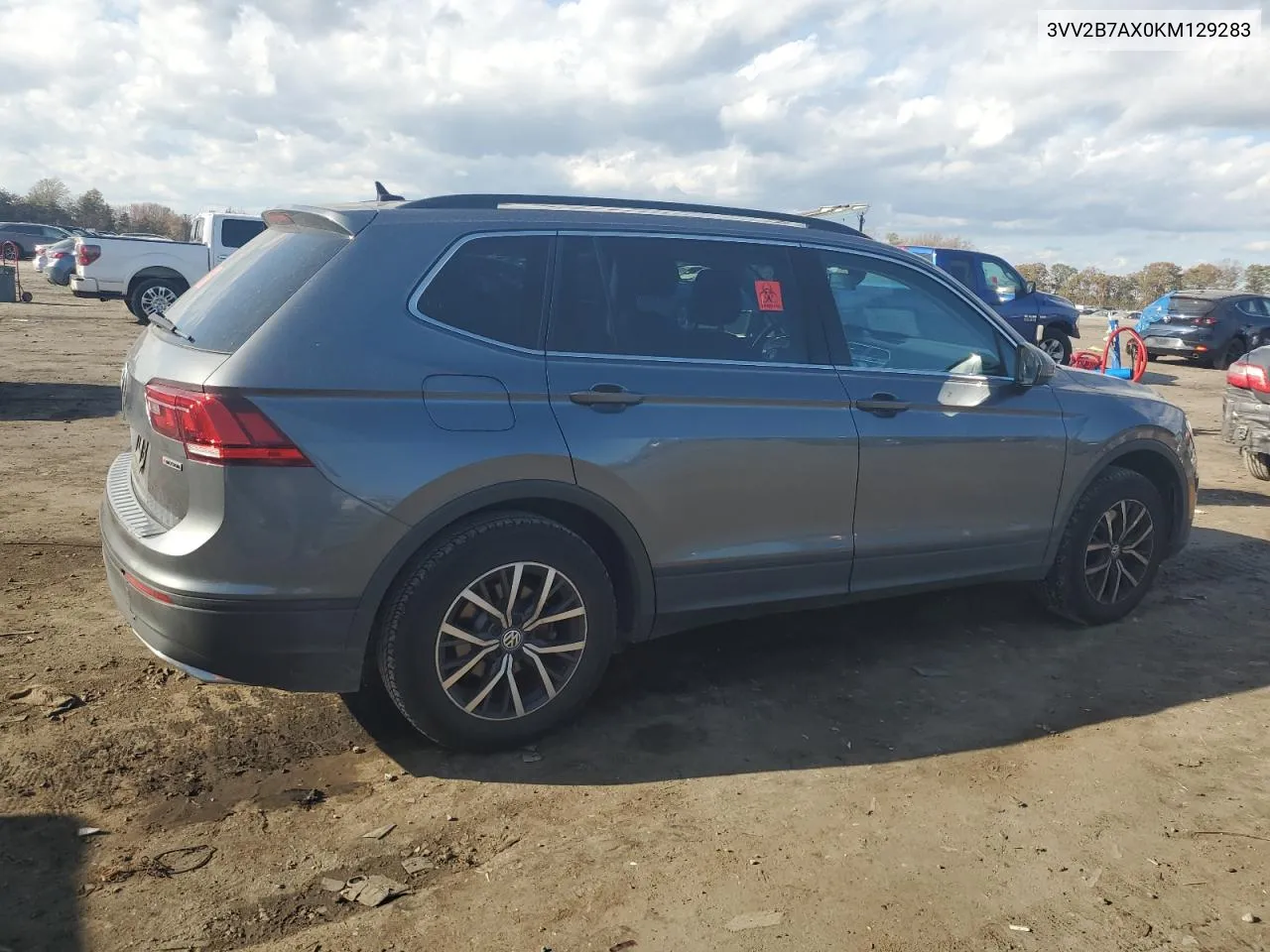 2019 Volkswagen Tiguan Se VIN: 3VV2B7AX0KM129283 Lot: 78204364