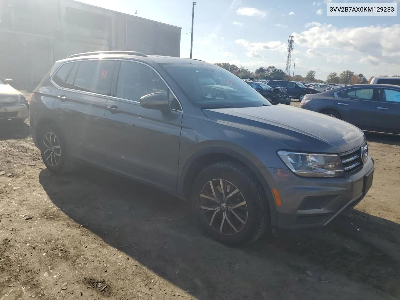 2019 Volkswagen Tiguan Se VIN: 3VV2B7AX0KM129283 Lot: 78204364