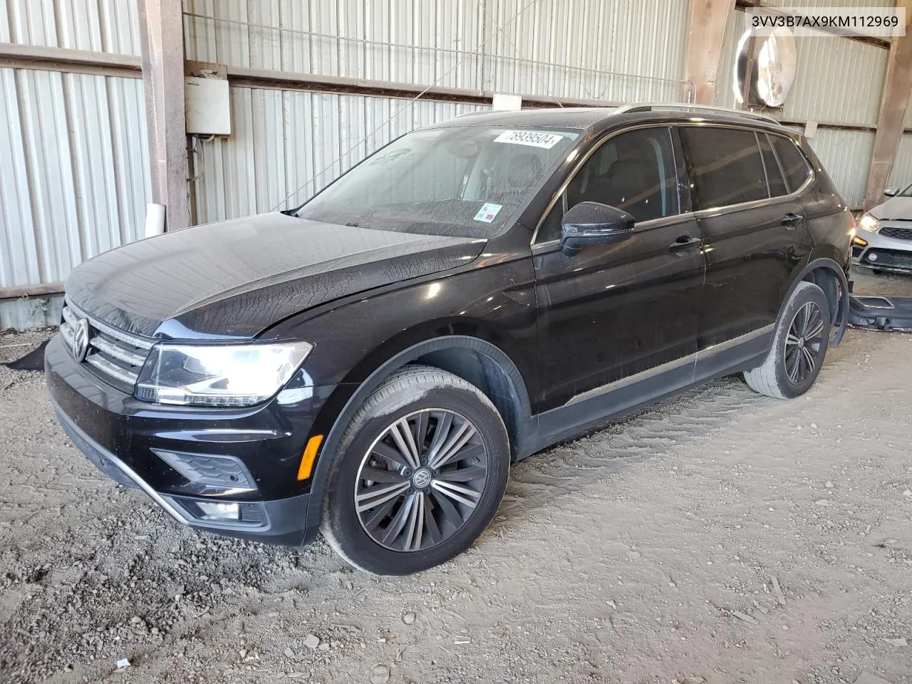 2019 Volkswagen Tiguan Se VIN: 3VV3B7AX9KM112969 Lot: 78939504