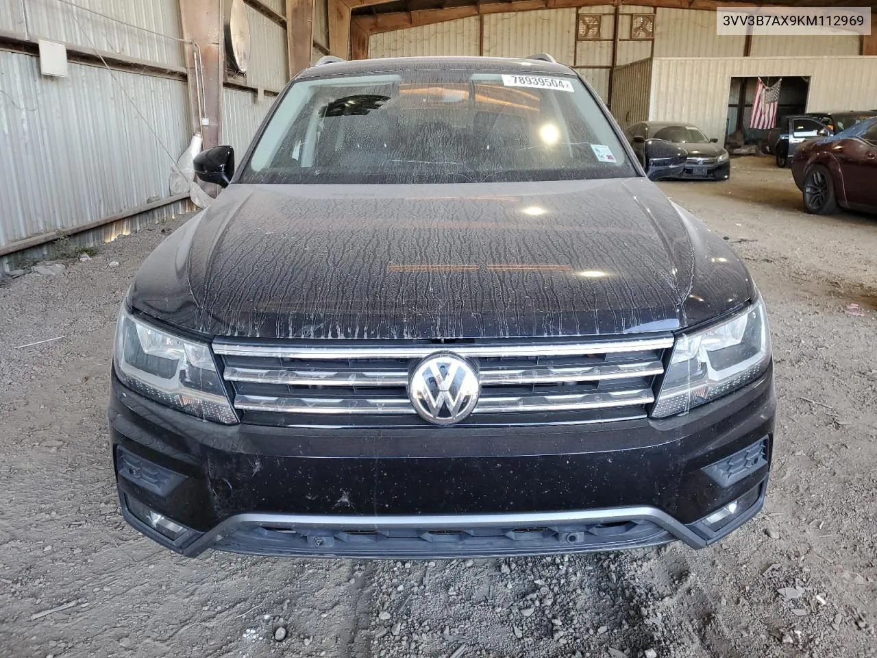 2019 Volkswagen Tiguan Se VIN: 3VV3B7AX9KM112969 Lot: 78939504